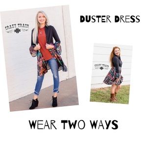 Crazy Train Western Duster Dress